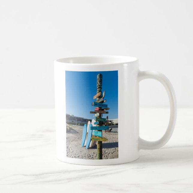 Cocoa Beach Tiki Totem Kaffemugg (Höger)