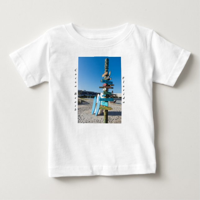 Cocoa Beach Tiki Totem T Shirt (Framsida)