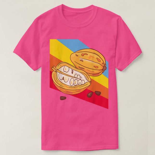 Cocoa bean Chocolate Sweets Candy 421 T Shirt (Design framsida)
