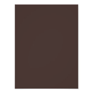 Cocoa Brown Solid Trend Färg Background Fototryck