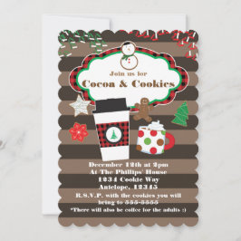 Cocoa & Cookies Julfirande Inbjudan
