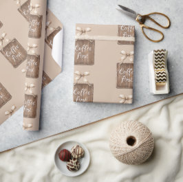 Cocoa Cream Kaffé Första Bögen Presentpapper