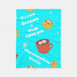 Cocoa Dreams Pillow Fleecefilt