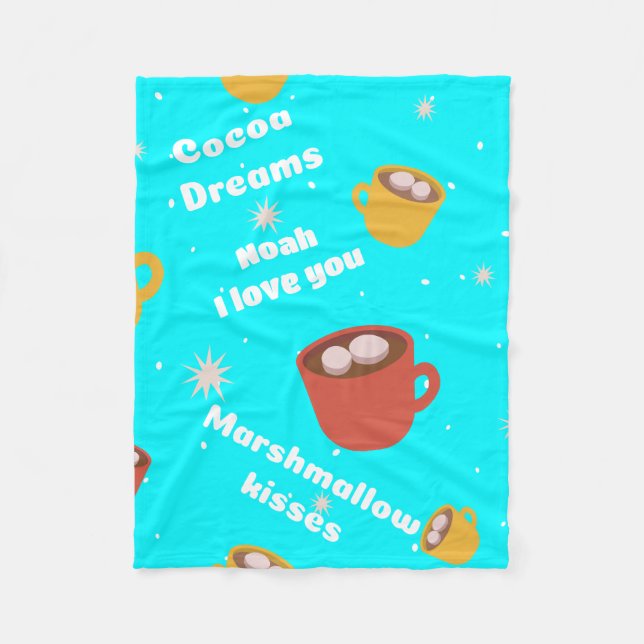 Cocoa Dreams Pillow Fleecefilt (Framsidan)