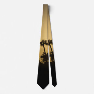 Cocoa Handflatan Silhouette Neck Tie Slips