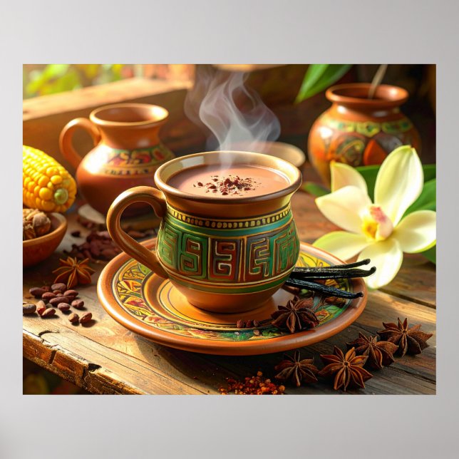 COCOA - HOT CHOCOLATE POSTER (Framsidan)