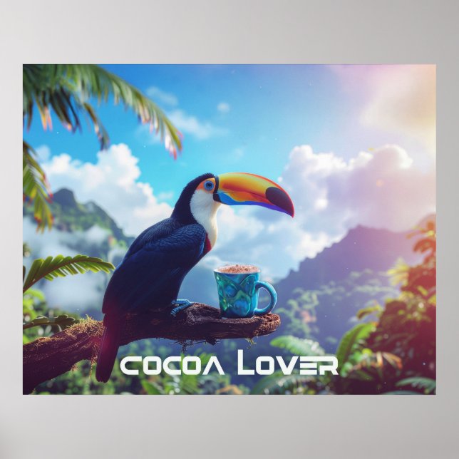 COCOA LOVER - TOUCAN POSTER (Framsidan)