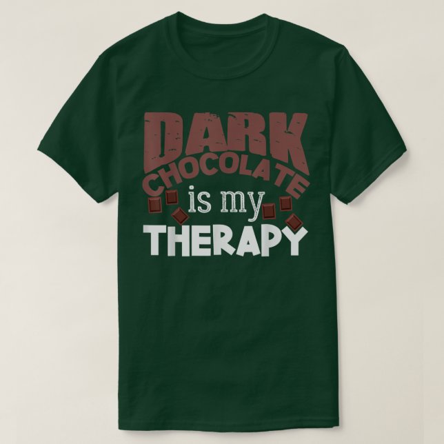 Cocoa Saying Joke Dessert Baking Dark Chocolate  9 T Shirt (Design framsida)