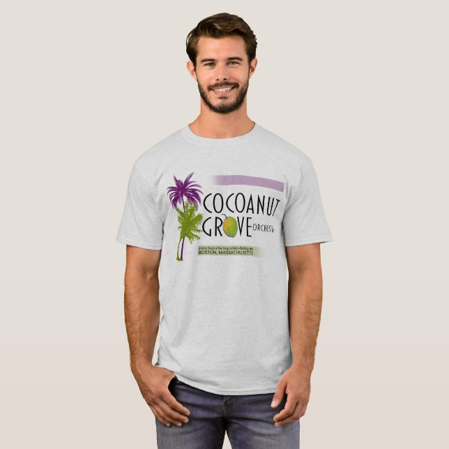 Cocoanut Grove Orchestra Te T Shirt (Hel framsida)