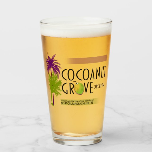 Cocoanut Grove Orchestra Tumbler Glass Glaskopp (Framsida fylld)