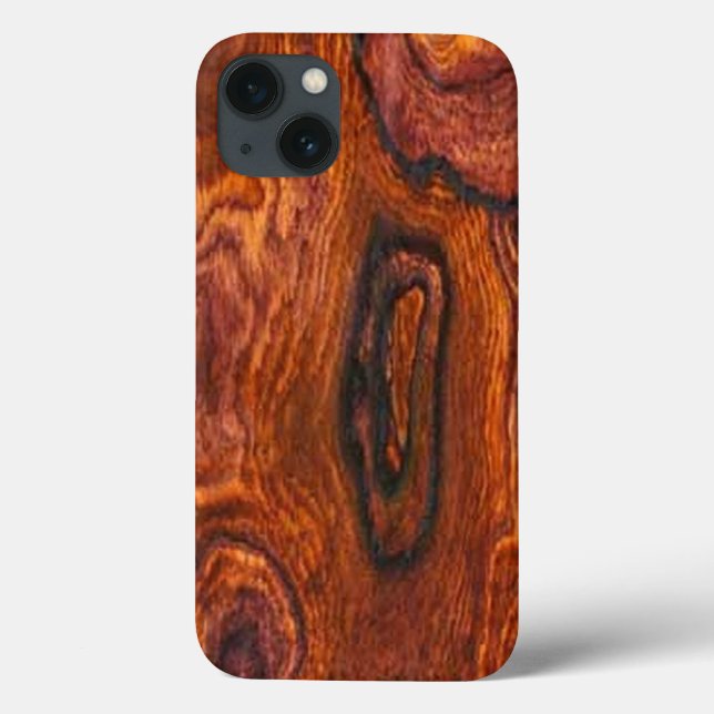 Cocobolo (trä) Avslutar Ipad-fodral (Baksida)