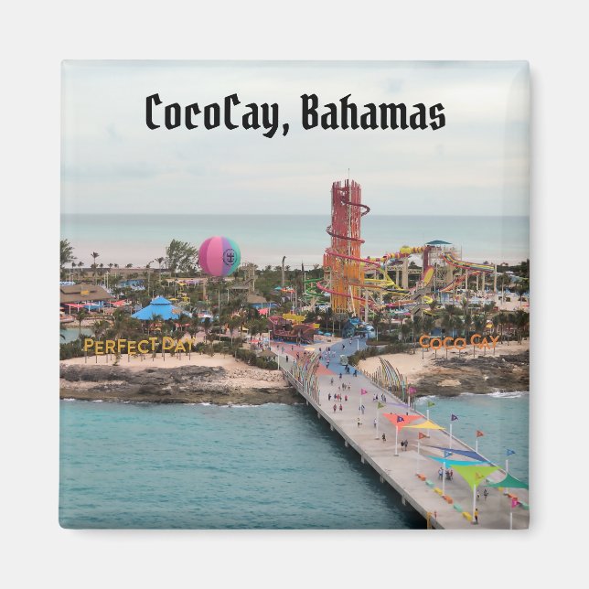 CocoCay Bahamas magnet (Framsidan)