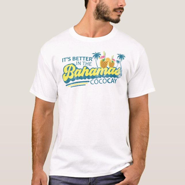 CocoCay Bahamas Vacation Bahamas Cruise T Shirt (Framsida)