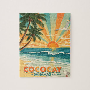 Cococay Bahamas Vintage resor Pussel