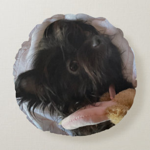 CocoChanel "Söt Puppy"-samling Rund Kudde
