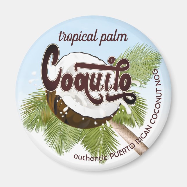 Cococonut Business Advertising Magnet (Framsidan)