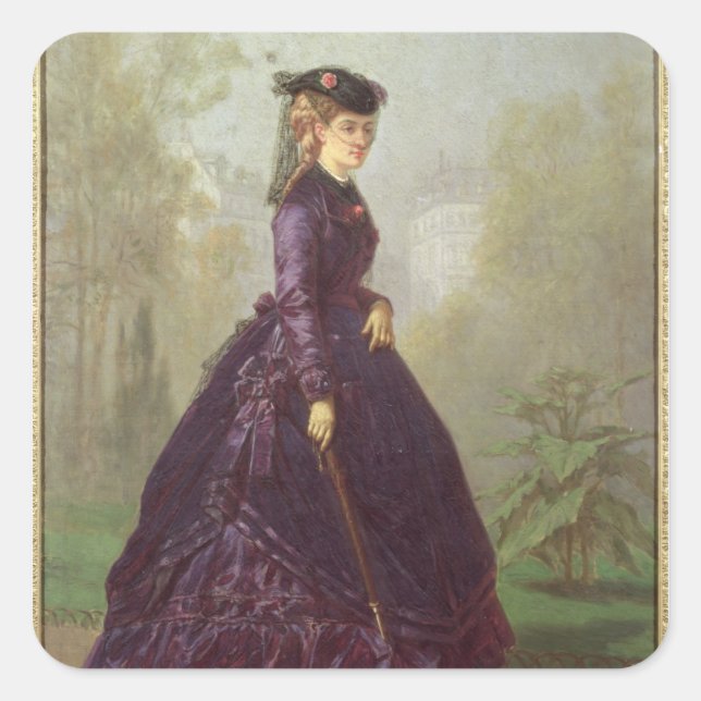 Cocodette, 1867 fyrkantigt klistermärke (Framsida)