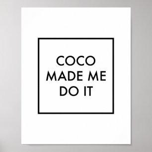 Cocoen gjorde mig att göra det poster
