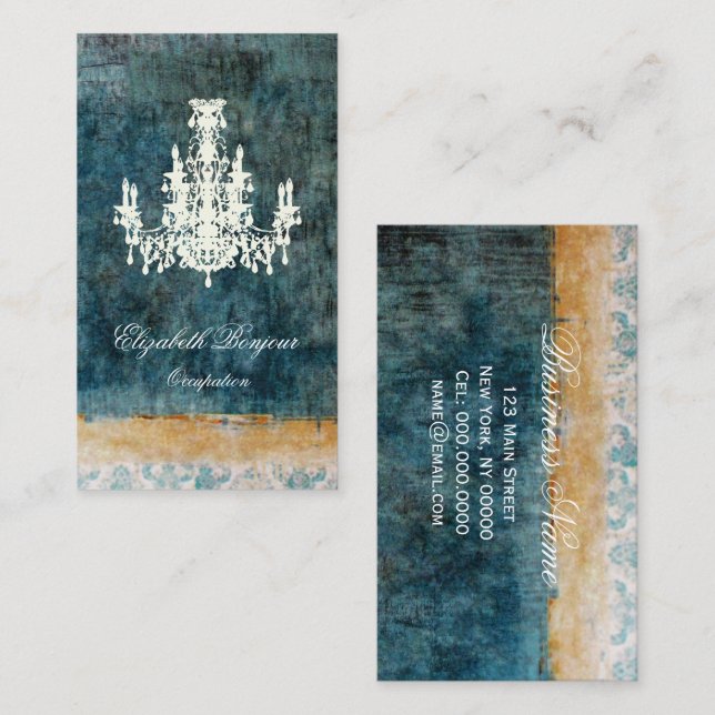 Cocoljuskrona - visitkort (för storleka (Fram/baksida)