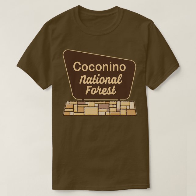 Coconino National Forest 1 T Shirt (Design framsida)