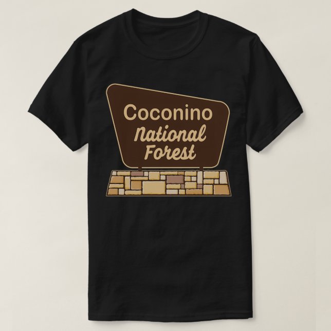 Coconinos nationella skog t shirt (Design framsida)