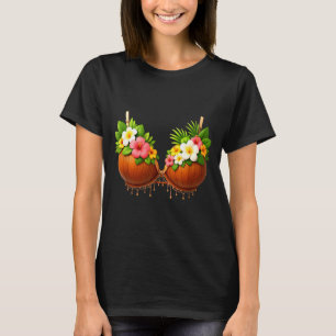Coconut BH Halloween-kostym DIY Rolig sommar T Shirt