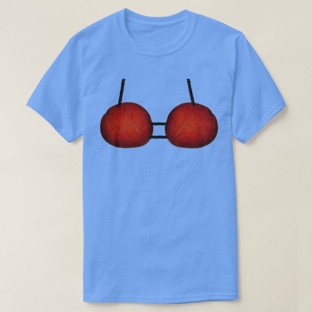Coconut Bra Funny Hawaiian Bikini t Shirt (Design framsida)