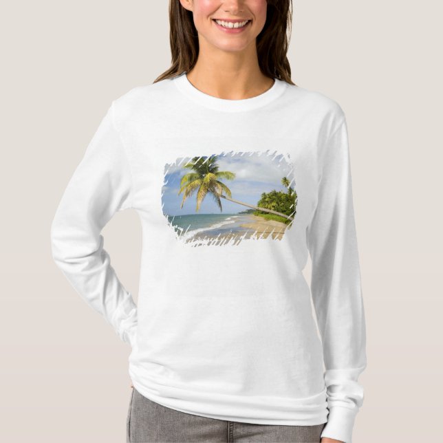 Coconut Grove Beach vid Cades Bay, med St. 2 Tee Shirt (Framsida)