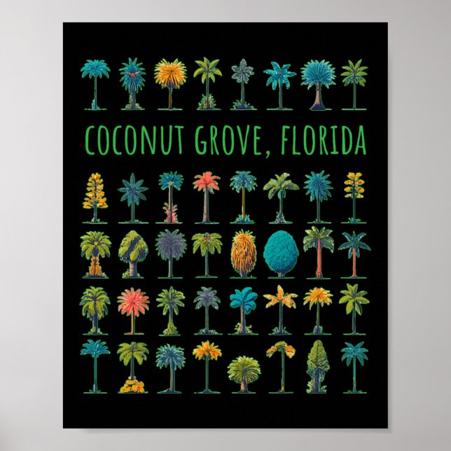 Coconut Grove Florida Poster (Framsidan)