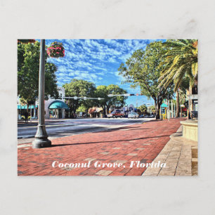 Coconut Grove, Florida-vykort Vykort