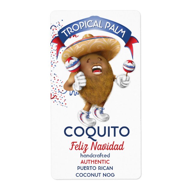 Coconut Maracas Coquito Fraktsedel (Framsidan)