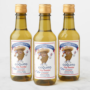 Coconut Maracas Coquito Vinetikett