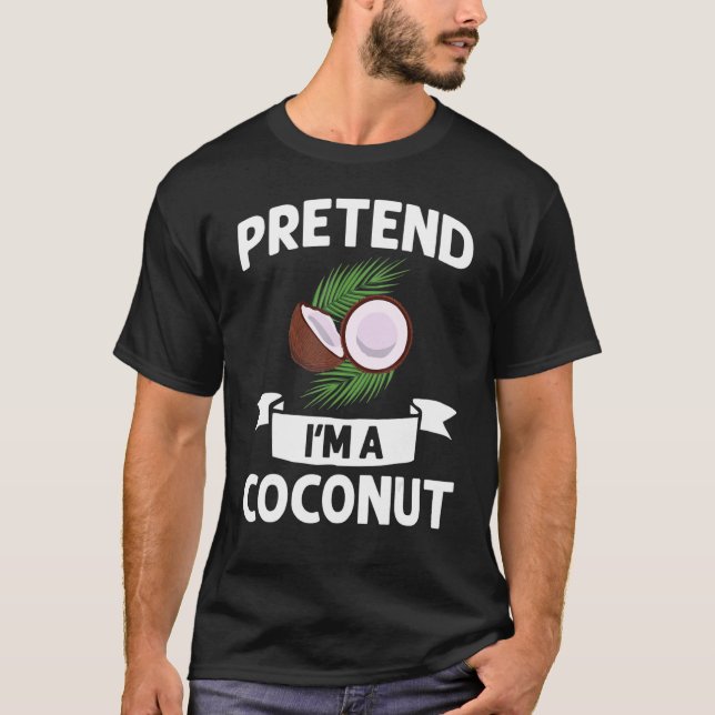 Coconut Milk Oil Water Cream Tree Fruit Palm Butte T Shirt (Framsida)