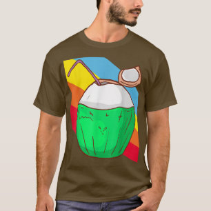 Coconut Mjölk Nöt Nöt Food Vegan Vegetarian T Shirt