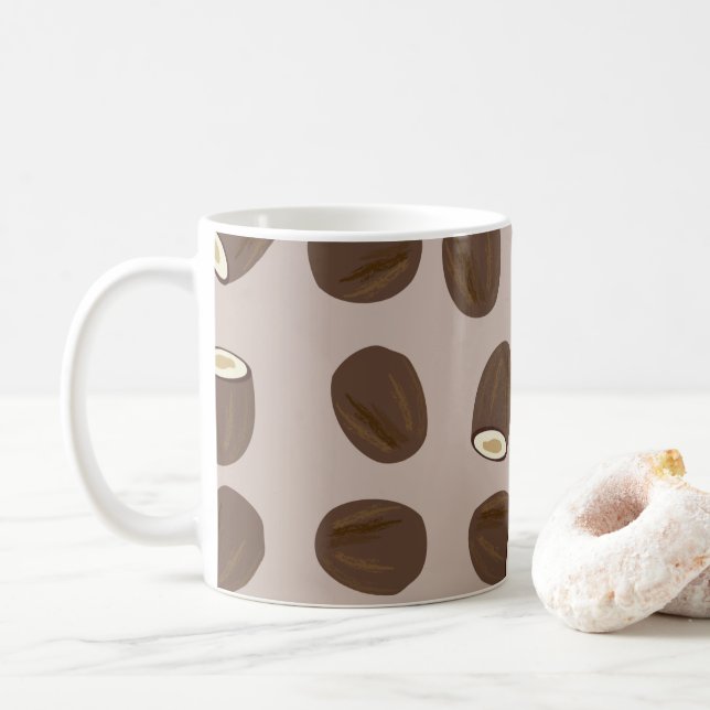 Coconut Mönster Kaffemugg (Med munk)