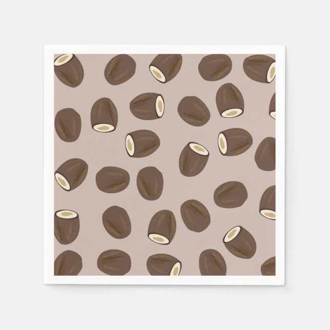 Coconut Mönster Pappersservett (Framsidan)