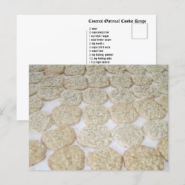 Coconut Oatfood Cookie Vykort