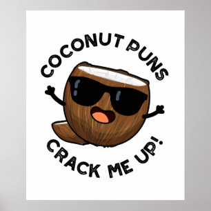Coconut Puns knäckte mig på en fin Fruit Pun Poster