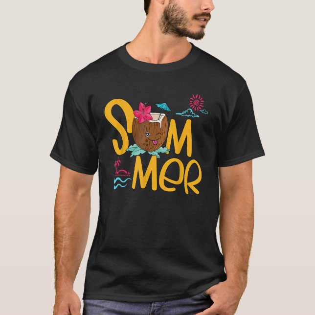 Coconut Summer T Shirt (Framsida)