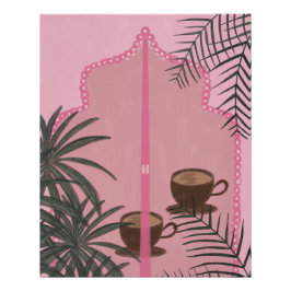Coconut Tea Kopp i en Tropical Hideaway Perfect Poster