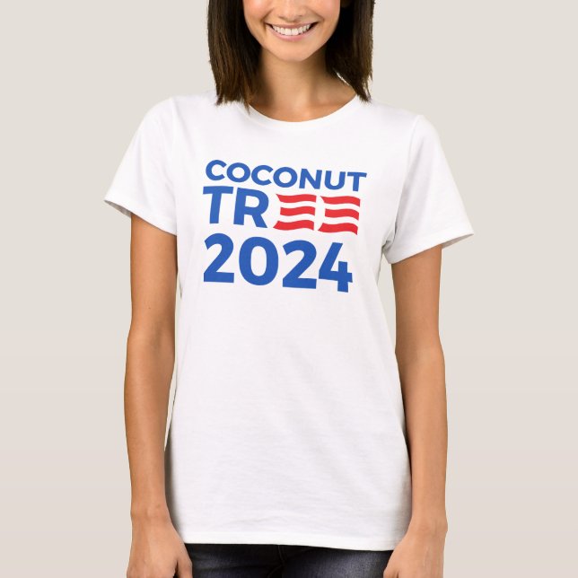 Coconut Träd 2024 T Shirt (Framsida)