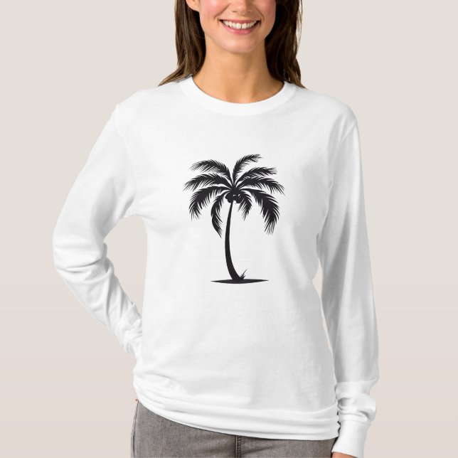 Coconut Träd T Shirt (Framsida)