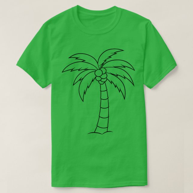 Coconut Träd TShirt 1 T Shirt (Design framsida)