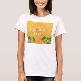 Coconut Träd Tshirt Harris 2024 T Shirt