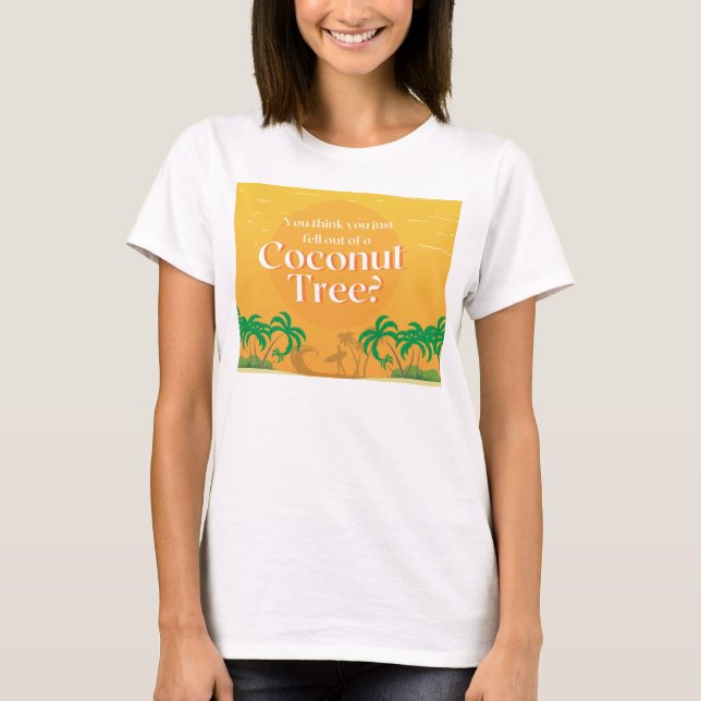 Coconut Träd Tshirt Harris 2024 T Shirt (Framsida)