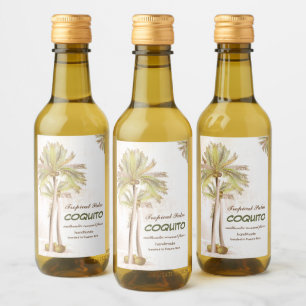 Coconut Tropical Handflatan Vinetikett