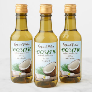 Coconut Tropical Vinetikett