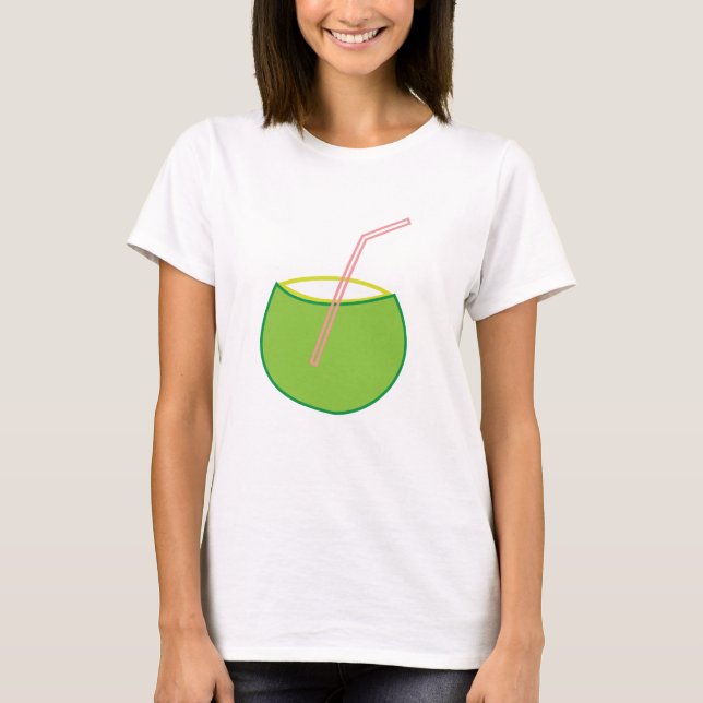 Coconut Vatten Coconut Fruit T Shirt (Framsida)