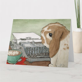 Coconut's Äventyr: November Card 8,5" x11" Tack Kort