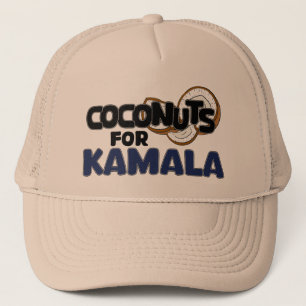 Coconuts for Kamala Harris Funny Coconut Träd Meme Keps